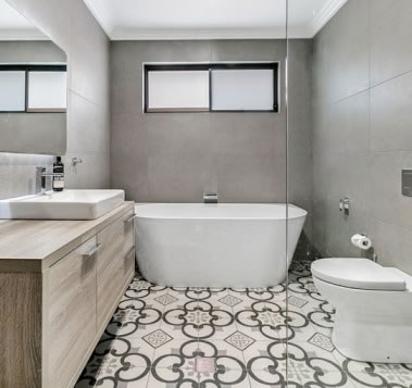 grey bathroom tiles Sydney